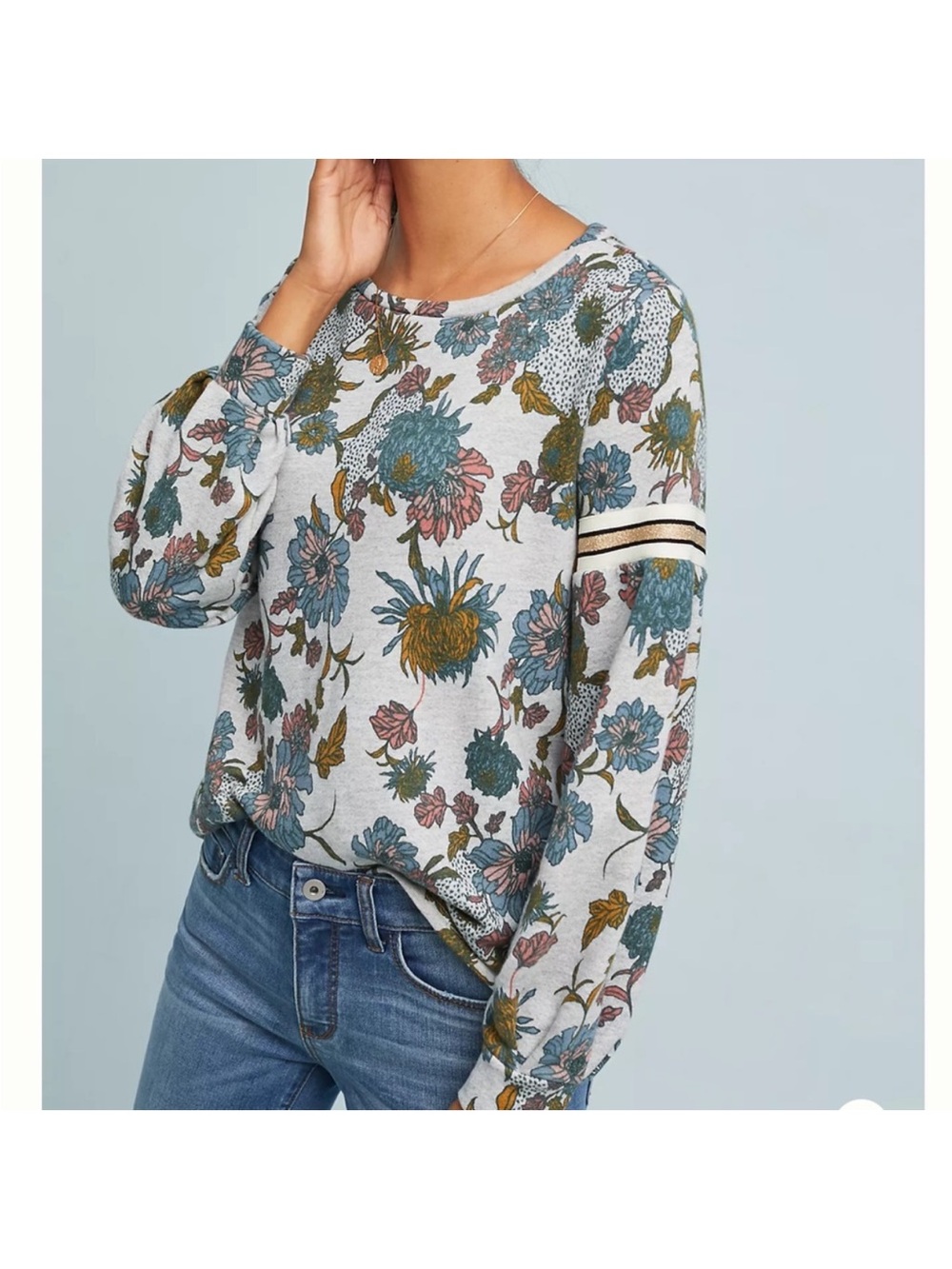 Dolan by Anthropologie Tagawa Floral Crewneck